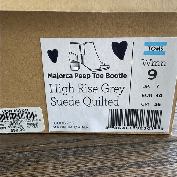 TOMS Majorca peep toe bootie - Picture 9 of 9